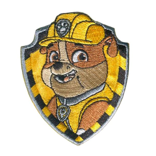 Parche bordado Paw Patrol - La Patrulla Canina - Rubble - (3465_13)