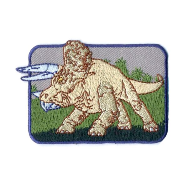 Parche bordado Jurassic World - Triceratops - (3497_04)