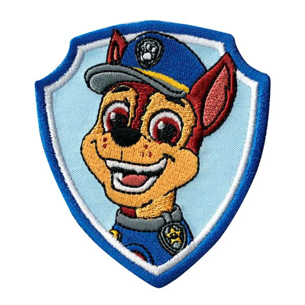 Parche bordado Paw Patrol - La Patrulla Canina - Chase - (3543_07)