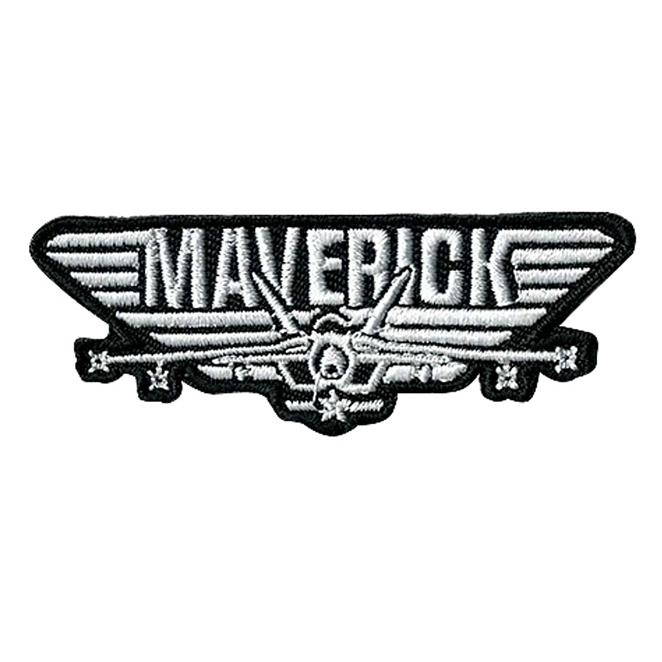 Parche bordado Top Gun - Emblema Maverick - (3561_02)